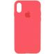 Уценка Чехол Silicone Case Full Protective (AA) для Apple iPhone XR (6.1") Эстетический дефект / Арбузный / Watermelon red