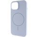 Чехол Silk Full Protective (AA) NO LOGO with Magnetic Fit для Apple iPhone 13 (6.1") Голубой / Lilac Blue