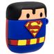 Силиконовый футляр Marvel & DC series для наушников AirPods 1/2 + кольцо Супермен/Синий фото 4