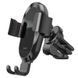 Автодержатель с БЗУ Hoco CA105 Guide 15W (air outlet) Черный фото 2