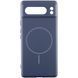 Чехол Silicone Cover Lakshmi Full Camera (AA) with Magnetic Fit для Google Pixel 8 Pro Темно-синий / Midnight blue