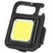 Ліхтарик-брелок акумуляторний LED з карабіном SH-031 Black фото 1