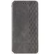 Шкіряний чохол-книжка GETMAN Cubic (PU) для Samsung Galaxy A07 Сірий