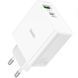 МЗП Hoco C113A Awesome PD65W (1USB-A/1C) White фото 2