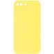 Silicone Case Square Full Camera Protective (AA) NOLOGO для Apple iPhone 7 plus / 8 plus (5.5") Желтый / Yellow