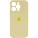 Чохол Silicone Case Full Camera Protective (AA) для Apple iPhone 14 Pro (6.1") Жовтий / Mellow Yellow