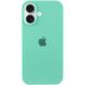 Чехол Silicone Case Full Protective (AA) для Apple iPhone 16 (6.1") Бирюзовый / Marine Green