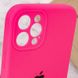 Чохол Silicone Case Full Camera Protective (AA) для Apple iPhone 12 Pro (6.1") Рожевий / Barbie pink фото 5