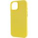 Шкіряний чохол Leather Case (AA) with MagSafe для Apple iPhone 14 (6.1") Yellow фото 6