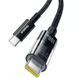 Дата кабель Baseus Gem Fast Charging Type-C to Type-C 100W (2m) (P10373000111-01) Cluster Black фото 2