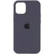 Чехол Silicone Case Full Protective (AA) для Apple iPhone 16 Pro (6.3") Серый / Dark Gray