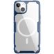 TPU чехол Nillkin Nature Pro Magnetic для Apple iPhone 15 Plus (6.7") Синий (прозрачный) фото 1
