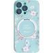 TPU+PC чехол Secret Garden with Magnetic Fit для Apple iPhone 16 Pro (6.3") Mint