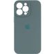 Чехол Silicone Case Full Camera Protective (AA) для Apple iPhone 13 Pro (6.1") Зеленый / Pine green фото 1