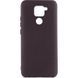 Чохол Silicone Cover Ummi Lakshmi (AA) для Xiaomi Redmi Note 9 / Redmi 10X Шоколадний / Chocolate