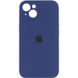 Уценка Чехол Silicone Case Full Camera Protective (AA) для Apple iPhone 15 (6.1") Эстетический дефект / Синий / Deep navy