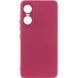 Чохол Silicone Cover Lakshmi Full Camera (A) для Tecno Pop 6 Pro Бордовий / Marsala