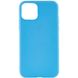 Силиконовый чехол Candy для Apple iPhone 12 Pro Max (6.7") Голубой фото 1