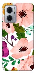 Чехол itsPrint Акварельные цветы для Xiaomi Redmi Note 11E