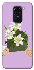Чехол itsPrint Flower message для Xiaomi Redmi Note 9 / Redmi 10X