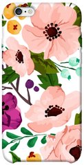 Чехол itsPrint Акварельные цветы для Apple iPhone 6/6s (4.7")