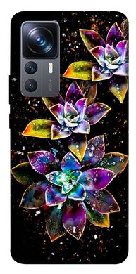 Чехол itsPrint Flowers on black для Xiaomi 12T / 12T Pro