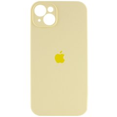 Уцінка Чохол Silicone Case Full Camera Protective (AA) для Apple iPhone 13 (6.1") Відкрита упаковка / Жовтий / Mellow Yellow