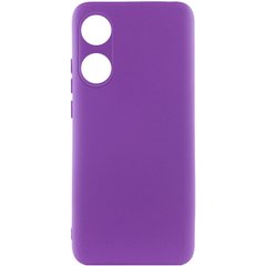 Чохол Silicone Cover Lakshmi Full Camera (A) для Oppo A78 4G Фіолетовий / Purple