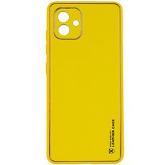 Кожаный чехол Xshield для Samsung Galaxy A05 Желтый / Yellow