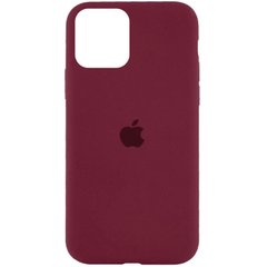 Чохол Silicone Case Full Protective (AA) для Apple iPhone 11 Pro (5.8") Бордовий / Plum