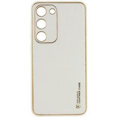 Шкіряний чохол Xshield для Samsung Galaxy S23+ Білий / White