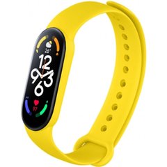 Силіконовий ремінець для Xiaomi Mi Band 7 Жовтий / Neon Yellow