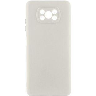 Чехол Silicone Cover Lakshmi Full Camera (AAA) для Xiaomi Poco X3 NFC / Poco X3 Pro Белый / White