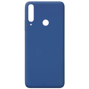 Чехол Silicone Cover Full without Logo (A) для Huawei Y6p Синий / Navy blue