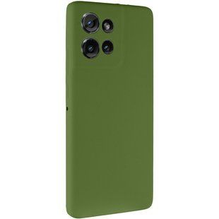 Чехол Silicone Cover Ummi Lakshmi Full Camera (AA) для Motorola Edge 50 Neo Зеленый / Dark green