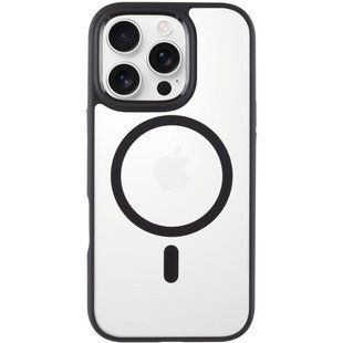 TPU+PC чохол Blueo Skin Friendly Frosted with MagSafe для Apple iPhone 16 Pro Max (6.9") Чорний / Black