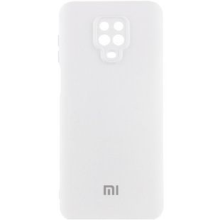Чохол Silicone Cover Lakshmi Full Camera (AAA) with Logo для Xiaomi Redmi Note 9s / Note 9 Pro Білий / White