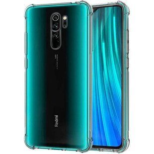 TPU чохол GETMAN Ease logo посилені кути Full Camera для Xiaomi Redmi 9 Безбарвний (прозорий)