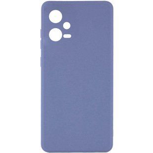 Силиконовый чехол Candy Full Camera для Xiaomi Poco X5 5G / Note 12 5G Голубой / Mist blue