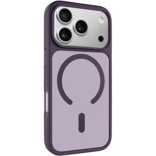 TPU+PC чохол Metal Buttons with Magnetic Fit для Apple iPhone 18 Pro Max / 17 Pro Max (6.9") Бордовий / Deep Cherry