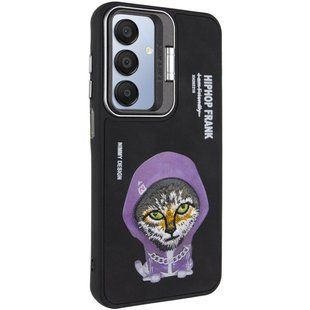TPU+PC чохол Friends для Samsung Galaxy A16 4G/5G Black Cat