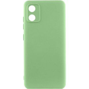 Чехол TPU GETMAN Liquid Silk Full Camera для Motorola Moto E13 Зеленый / Pistachio
