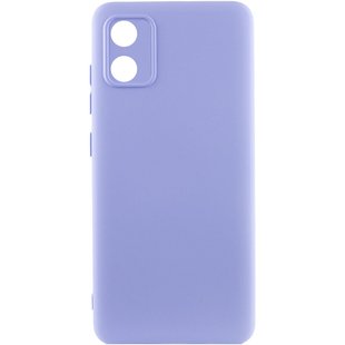 Чехол Silicone Cover Lakshmi Full Camera (A) для Motorola Moto E13 Сиреневый / Dasheen