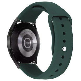 Силиконовый ремешок Sport для Smart Watch 22mm Зеленый / Forest green