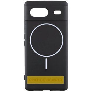 Чохол Silicone Cover Lakshmi Full Camera (AA) with Magnetic Fit для Google Pixel 8a Чорний / Black