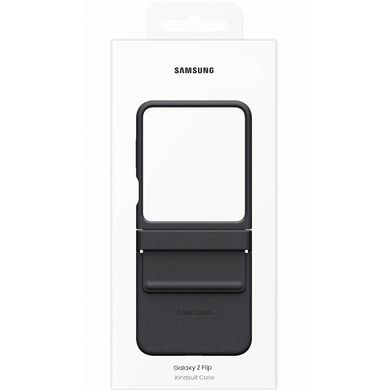 Шкіряний чохол Leather Case (AAA) для Samsung Galaxy Z Flip6 Black