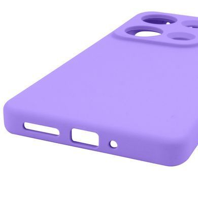 Чохол Silicone Cover Lakshmi Full Camera (AAA) для Xiaomi Redmi Note 14S Бузковий / Dasheen
