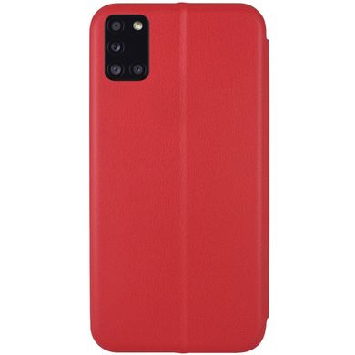 Кожаный чехол (книжка) Classy для Samsung Galaxy A31 Красный