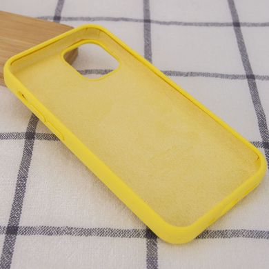 Чехол Silicone Case Full Protective (AA) для Apple iPhone 15 Pro (6.1") Желтый / Yellow