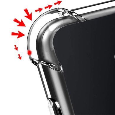 TPU чохол GETMAN Ease logo посилені кути Full Camera для Xiaomi Redmi 9 Безбарвний (прозорий)